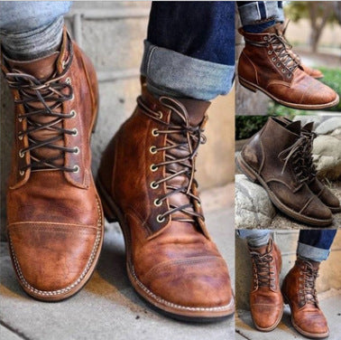 Moderne Lederschuhe für Männer