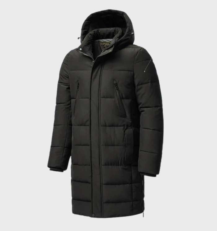 Klassische Wind- und Wasserdichte Parka-Jacke für Männer