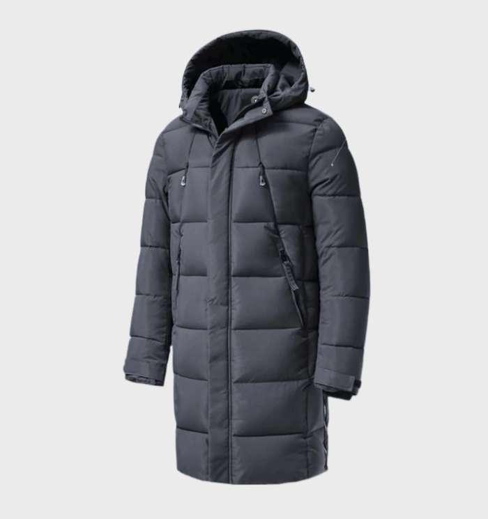 Klassische Wind- und Wasserdichte Parka-Jacke für Männer