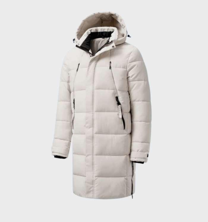 Klassische Wind- und Wasserdichte Parka-Jacke für Männer