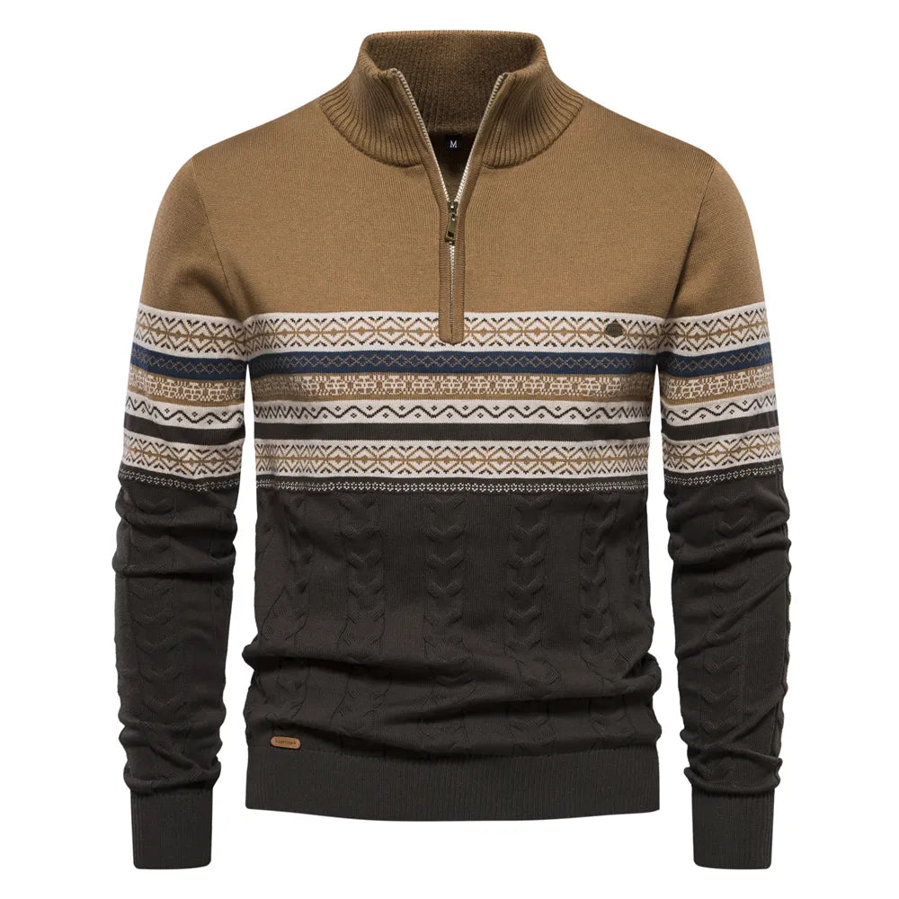 Sweatshirt mit Retro-Muster für Männer