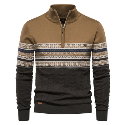 Sweatshirt mit Retro-Muster für Männer