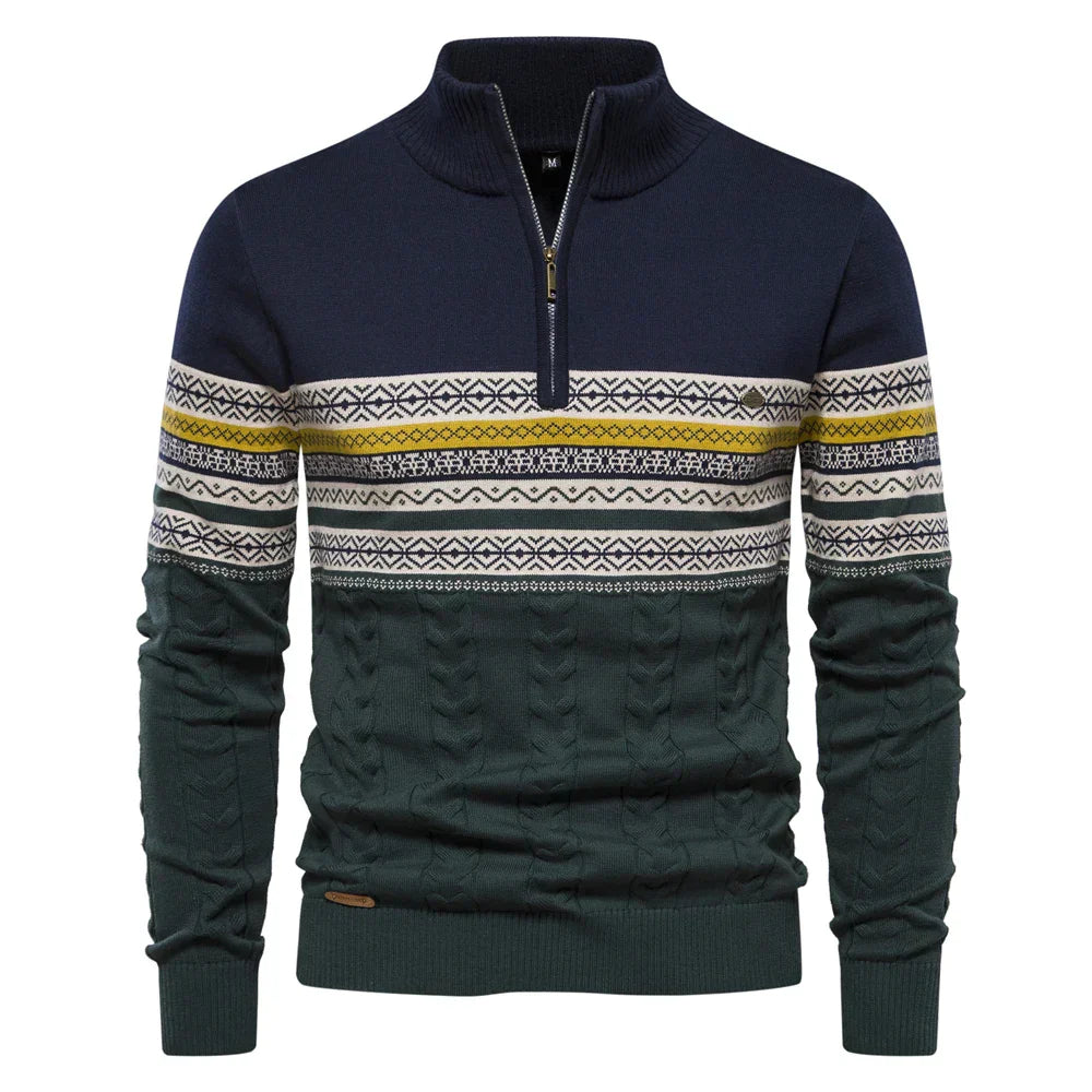 Sweatshirt mit Retro-Muster für Männer