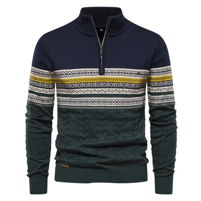 Sweatshirt mit Retro-Muster für Männer