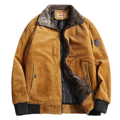 Zeitlose Cord-Winterjacke für Männer