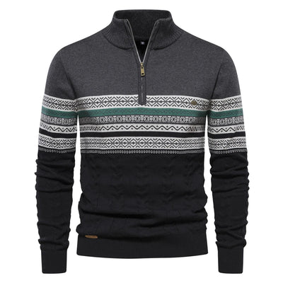 Sweatshirt mit Retro-Muster für Männer