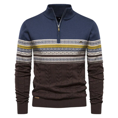 Sweatshirt mit Retro-Muster für Männer