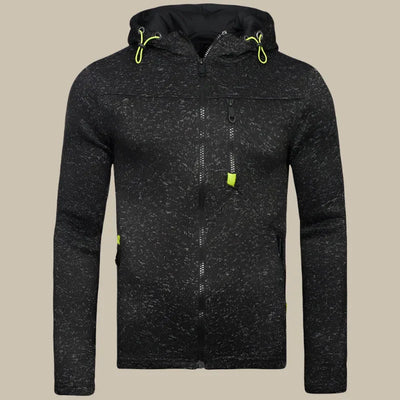 Lässiger Herren Hoodie mit Reißverschluss und klassischer Passform