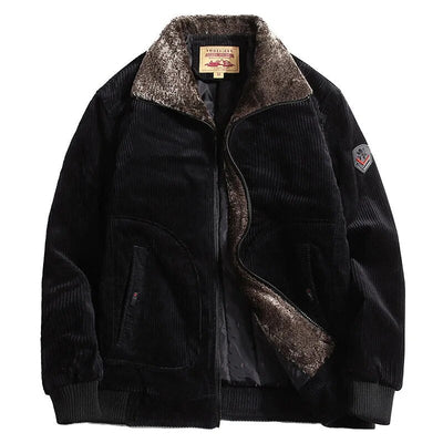 Zeitlose Cord-Winterjacke für Männer