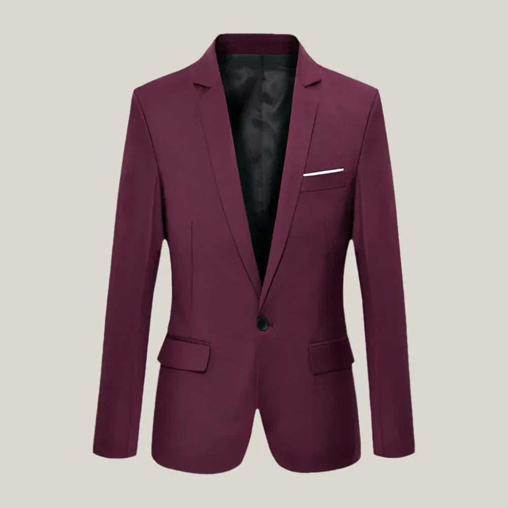 Moderner schmal geschnittener Herrenblazer