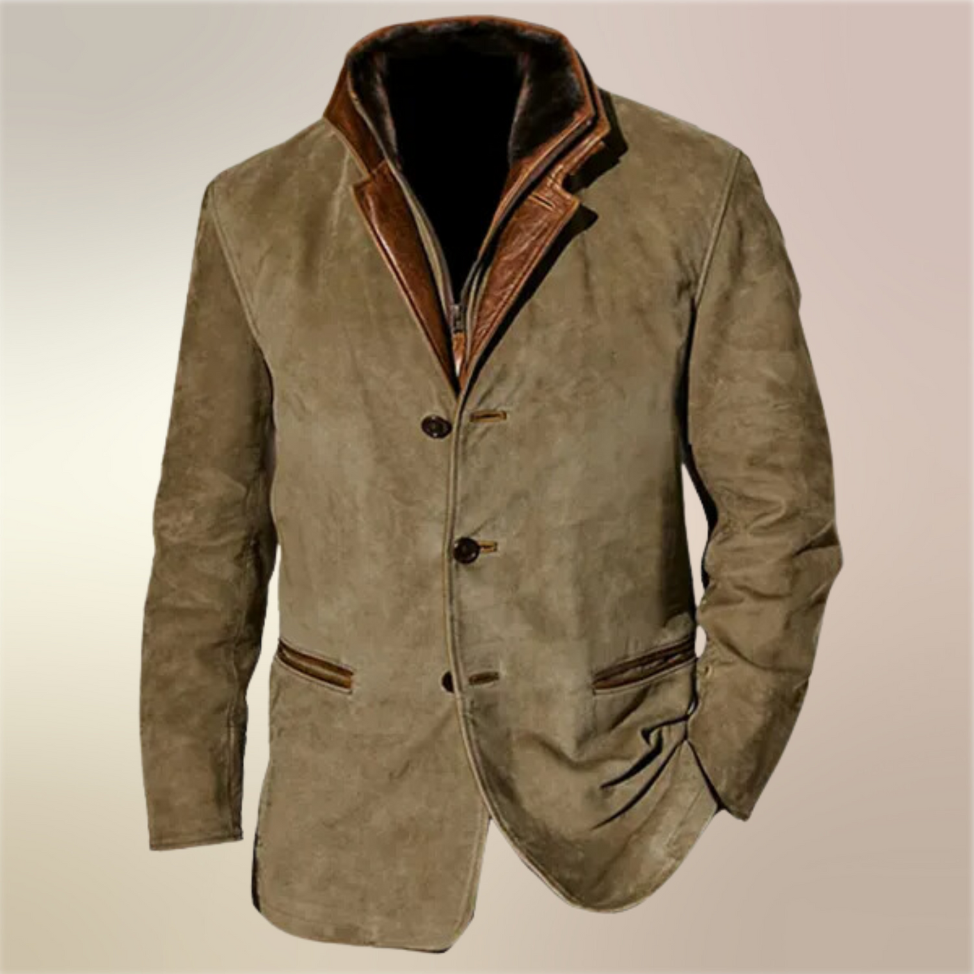 Zeitlose Vintage Winterjacke für Herren