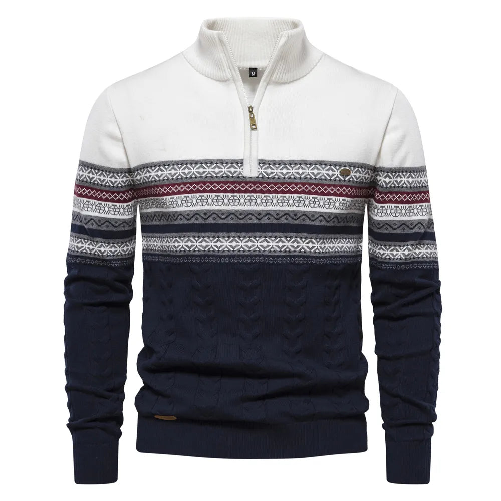 Sweatshirt mit Retro-Muster für Männer