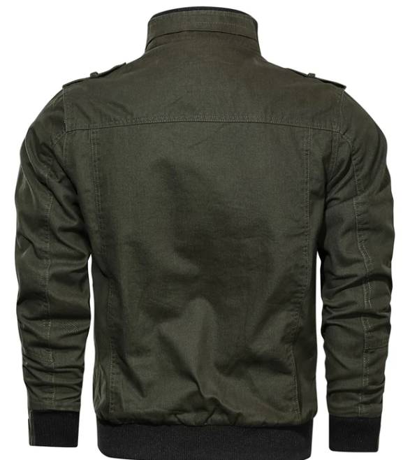 Klassische Winterjacke mit Reißverschluss für Herren