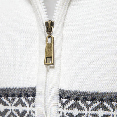 Sweatshirt mit Retro-Muster für Männer
