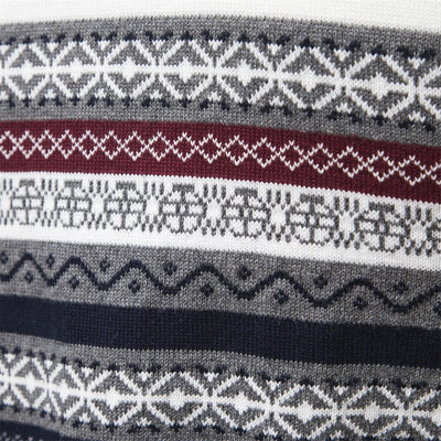 Sweatshirt mit Retro-Muster für Männer