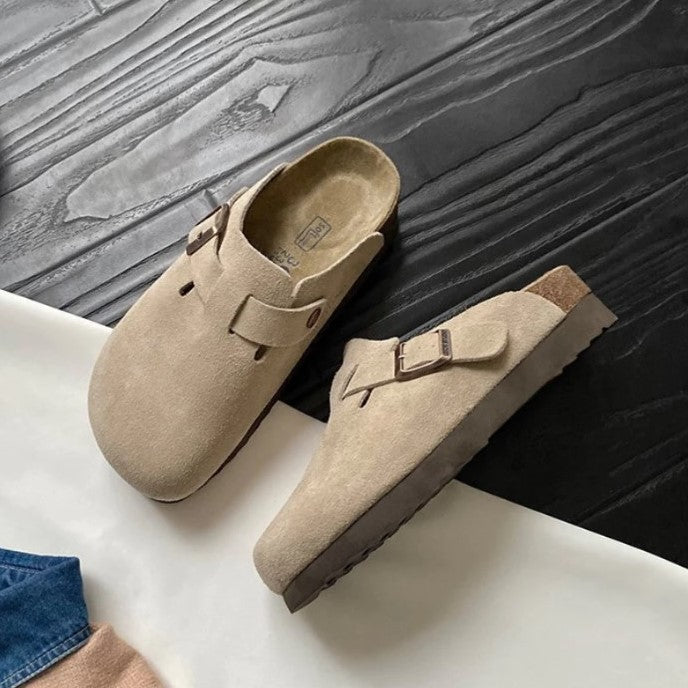 Leder Boston Sandalen für Männer und Frauen