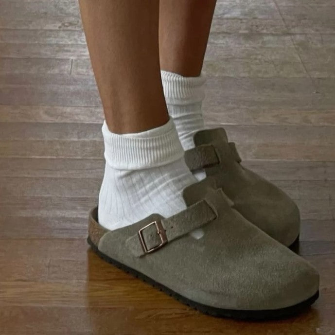 Leder Boston Sandalen für Männer und Frauen