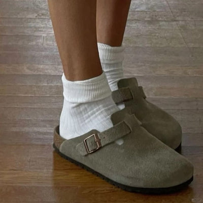 Leder Boston Sandalen für Männer und Frauen