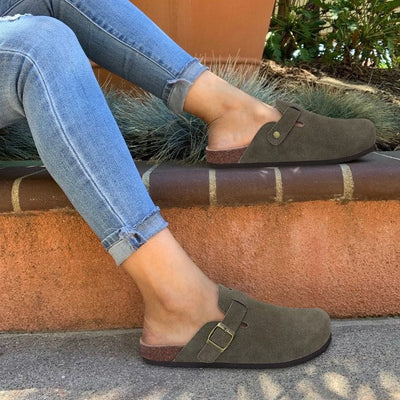Leder Boston Sandalen für Männer und Frauen