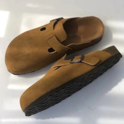 Leder Boston Sandalen für Männer und Frauen