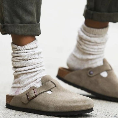 Leder Boston Sandalen für Männer und Frauen
