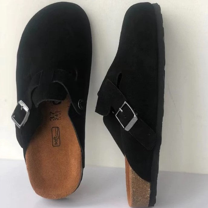 Leder Boston Sandalen für Männer und Frauen
